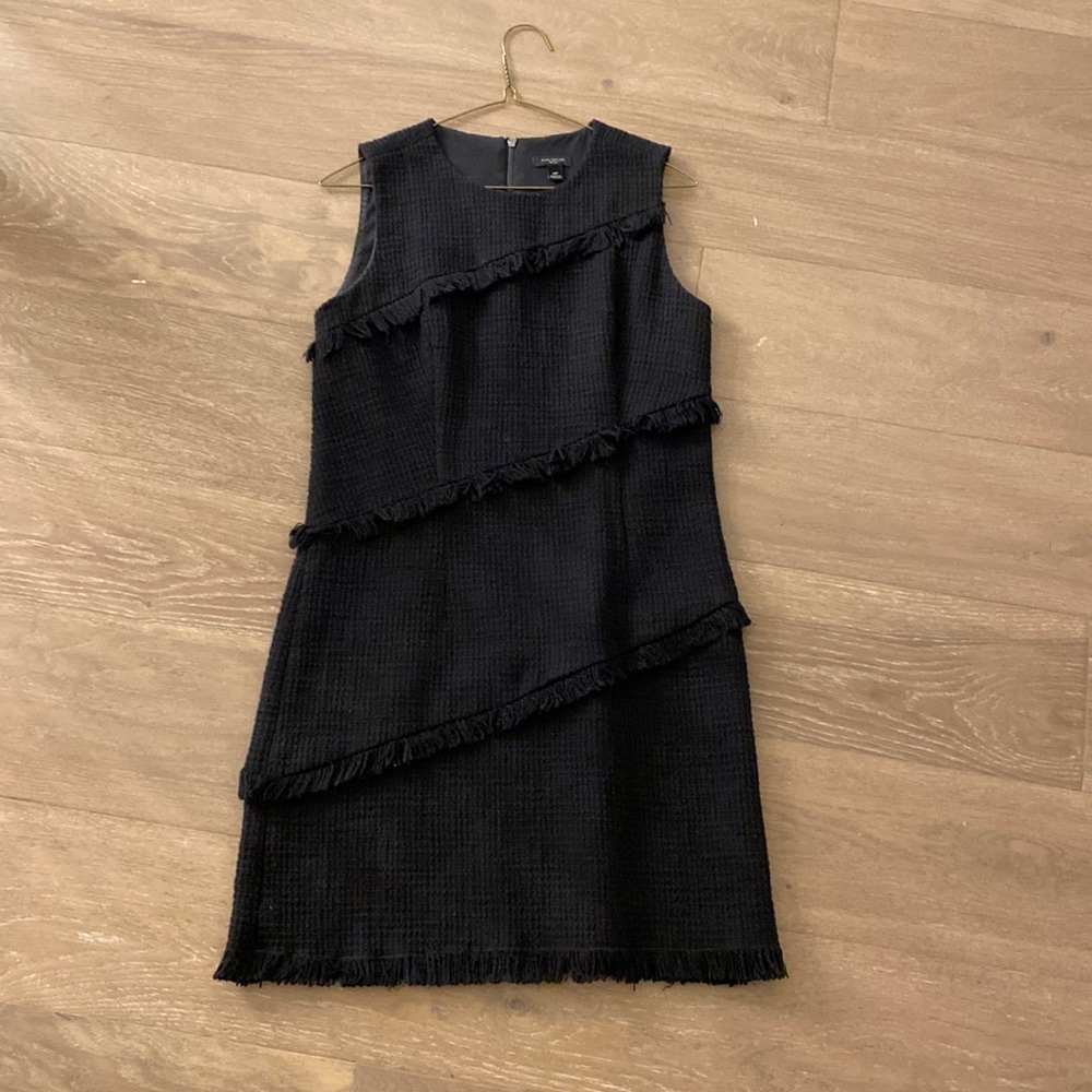 Womens Ann Taylor black dress size US petite 4- great condition